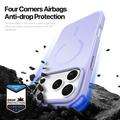 iPhone 18 Pro Max Dux Ducis Yind Hybridikotelo - MagSafe-yhteensopiva - Vaalea Violetti