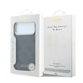 iPhone 18 Pro Max Guess 4G Gold Frame kotelo - MagSafe-yhteensopiva - Musta