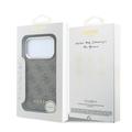 iPhone 18 Pro Max Guess 4G Gold Frame kotelo - MagSafe-yhteensopiva - Ruskea
