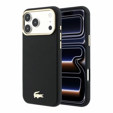iPhone 18 Pro Max Lacoste Champs Élysées -kotelo - MagSafe-yhteensopiva - Musta
