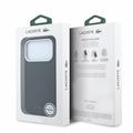 iPhone 18 Pro Max Lacoste PVC Petit Pique Osittain päällystetty, kohokuvioitu MagSafe-suojakuori
