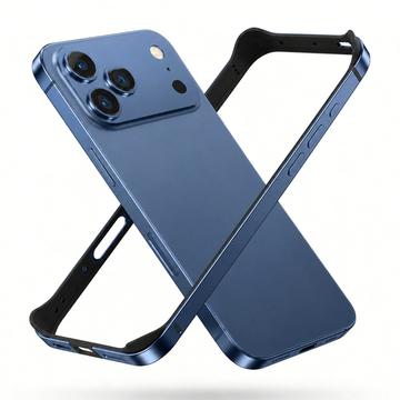 iPhone 18 Pro Max -metallipuskuri korotetuilla reunoilla - sininen