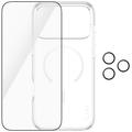 iPhone 18 Pro Max PanzerGlass Care Flagship 3-in-1 -paketti - Kirkas