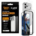 iPhone 18 Pro Max PanzerGlass Care Flagship 3-in-1 -paketti - Kirkas