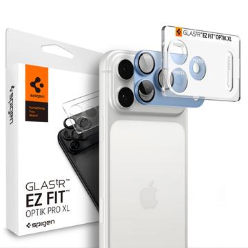 iPhone 18 Pro Max Spigen Glas.tR Ez Fit Optik Pro XL kameran objektiivisuoja - Vaaleansininen