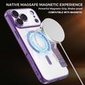 iPhone 18 Pro Max Tyylikäs magneettinen läppäkotelo RFID-korttipaikoilla - violetti