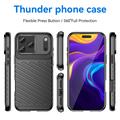 iPhone 18 Pro Max/17 Pro Max Thunder Sarja TPU Suojakuori - Musta