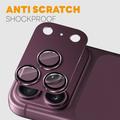 iPhone 18 Pro Northjo Full Protection Matta metalli ja karkaistu lasi kameran objektiivin suojus