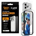 iPhone 18 Pro PanzerGlass Care Flagship 3-in-1 -paketti - Kirkas