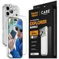iPhone 18 Pro PanzerGlass Care Flagship 3-in-1 -paketti - Kirkas