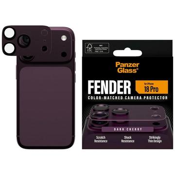 iPhone 18 Pro PanzerGlass Fender-kamerasuoja - Tumma kirsikka