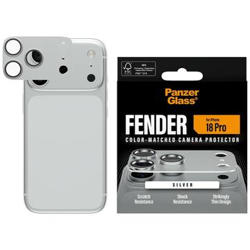 iPhone 18 Pro PanzerGlass Fender-kamerasuoja - hopea