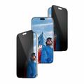 iPhone 18 Pro PanzerGlass Ultra-Wide Fit EasyAligner 2-Way Privacy Panssarilasi - 9H - musta reuna