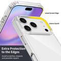 iPhone 18 Pro Naarmunkestävä Hybridikotelo - Läpinäkyvä