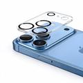 iPhone 18 Pro Tech-Protect Cam Fit+ karkaistu lasinen kamerasuoja - kirkas