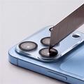 iPhone 18 Pro Tech-Protect Cam Fit+ karkaistu lasinen kamerasuoja - kirkas