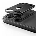 iPhone 18 Pro Tech-Protect Camalloy Fit+ alumiininen kamerasuoja - musta