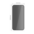 iPhone 18 Pro Tech-Protect Glass Spy+ yksityisyyden Panssarilasi - 2 kpl. - Musta