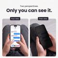 iPhone 18 Pro Tech-Protect Glass Spy+ yksityisyyden Panssarilasi - 2 kpl. - Musta