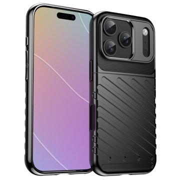iPhone 18 Pro/17 Pro Thunder Sarja TPU Suojakuori - Musta