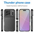 iPhone 18 Pro/17 Pro Thunder Sarja TPU Suojakuori - Musta