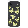 iPhone Air Perhoskuvioinen TPU-kotelo - Keltainen / Musta