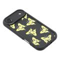 iPhone Air Perhoskuvioinen TPU-kotelo - Keltainen / Musta