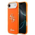 iPhone Air Guess IML 4G Script Metal Logo -kotelo - oranssi