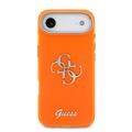 iPhone Air Guess IML 4G Script Metal Logo -kotelo - oranssi