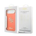 iPhone Air Guess IML 4G Script Metal Logo -kotelo - oranssi
