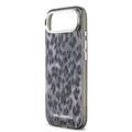 iPhone Air Karl Lagerfeld IML Leopardikotelo - MagSafe-yhteensopiva - harmaa