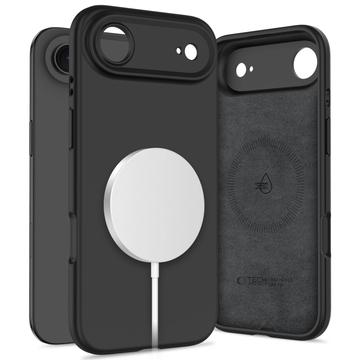 iPhone Air Tech-Protect nestemäinen silikoni kotelo - MagSafe yhteensopiva - Musta