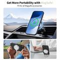 iPhone Air Tech-Protect nestemäinen silikoni kotelo - MagSafe yhteensopiva - Musta