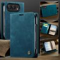 iPhone Duo Caseme 013 Sarja Lompakkokotelo - Sininen