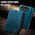 iPhone Duo Caseme 013 Sarja Lompakkokotelo - Sininen