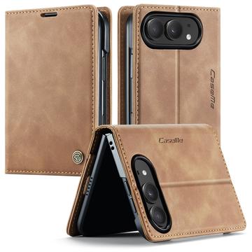 iPhone Duo Caseme 013 Sarja Lompakkokotelo - Ruskea