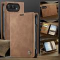 iPhone Duo Caseme 013 Sarja Lompakkokotelo - Ruskea