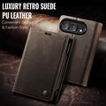 iPhone Duo Caseme 013 Sarja Lompakkokotelo - Kahvi
