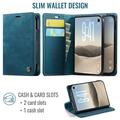 iPhone Duo Caseme 033 vasikka tekstuuri lompakko tapauksessa RFID-sulku - vihreä