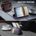 iPhone Duo Caseme 033 vasikka tekstuuri lompakko tapauksessa RFID-sulku - violetti
