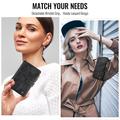iPhone Duo Caseme C30 Monitoiminen Lompakkokotelo - Musta