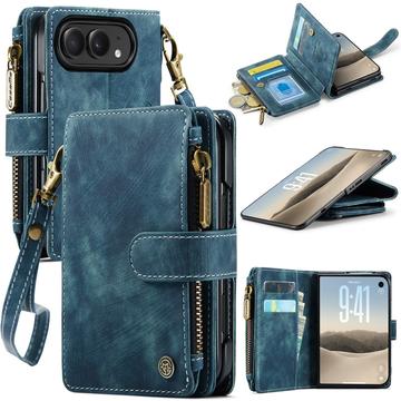 iPhone Duo Caseme C30 Monitoiminen Lompakkokotelo - Sininen
