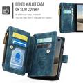 iPhone Duo Caseme C30 Monitoiminen Lompakkokotelo - Sininen