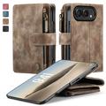 iPhone Duo Caseme C30 Monitoiminen Lompakkokotelo - Ruskea