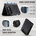 iPhone Duo Caseme C49 2-in-1 irrotettava lompakkokotelo - MagSafe-yhteensopiva, RFID - Musta