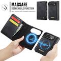 iPhone Duo Caseme C49 2-in-1 irrotettava lompakkokotelo - MagSafe-yhteensopiva, RFID - Musta