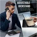 iPhone Duo Caseme C49 2-in-1 irrotettava lompakkokotelo - MagSafe-yhteensopiva, RFID - Musta