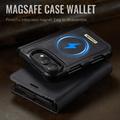 iPhone Duo Caseme C49 2-in-1 irrotettava lompakkokotelo - MagSafe-yhteensopiva, RFID - Musta