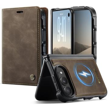 iPhone Duo Caseme C49 2-in-1 irrotettava lompakkokotelo - MagSafe-yhteensopiva, RFID - Kahvi