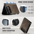 iPhone Duo Caseme C49 2-in-1 irrotettava lompakkokotelo - MagSafe-yhteensopiva, RFID - Kahvi